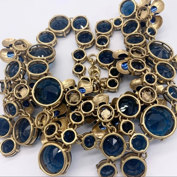 J. Crew Midnight Floral Navy Necklace - Picture 5 of 6
